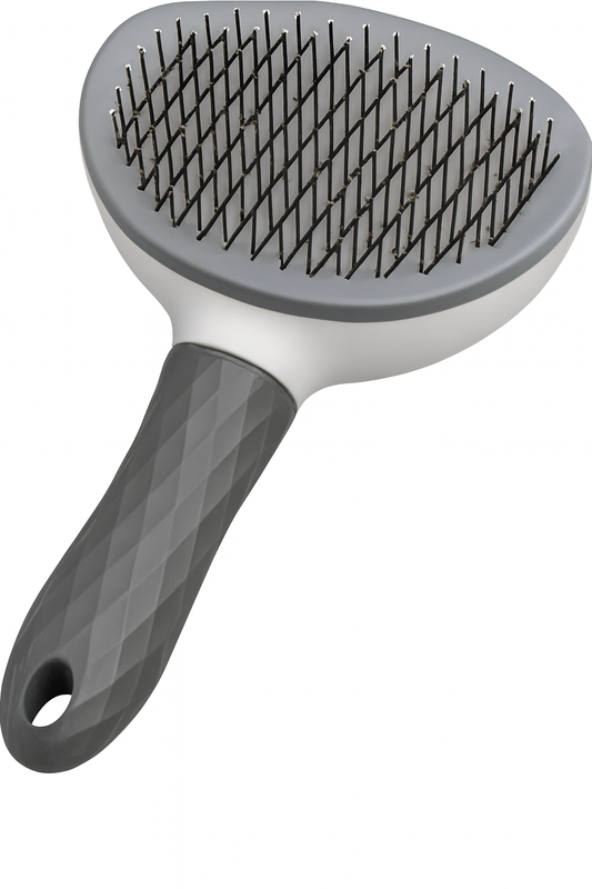 Self-Cleaning Slicker Pet Brush | Remove Mats, Tangles & Loose Fur for Dogs & Cats