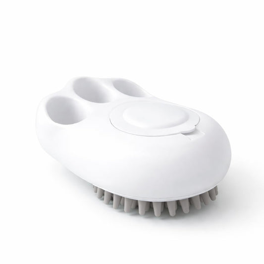 2-in-1 Pet Bath Brush with Shampoo Dispenser for Dogs & Cats