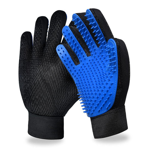 Cat Grooming Glove Brush & Hair Remover for Dogs & Cats