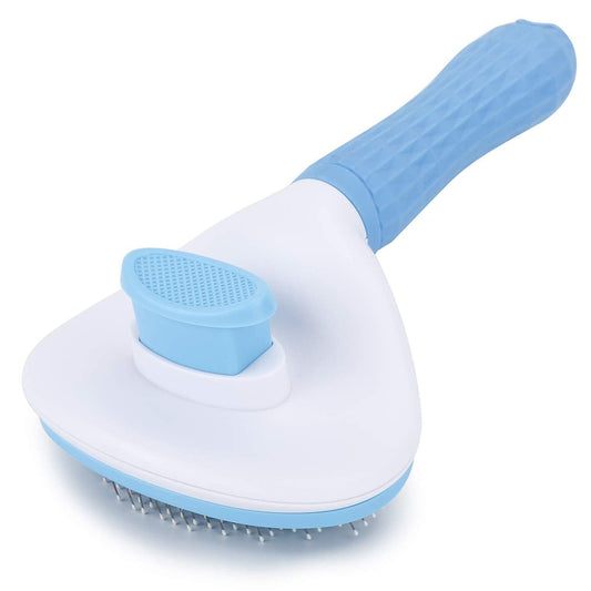 Self-Cleaning Pet Grooming Brush & Shedding Tool for Dogs & Cats