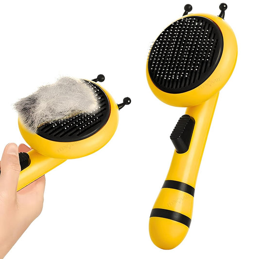 Self-Cleaning Pet Comb for Dogs & Cats – One-Click Hair Removal