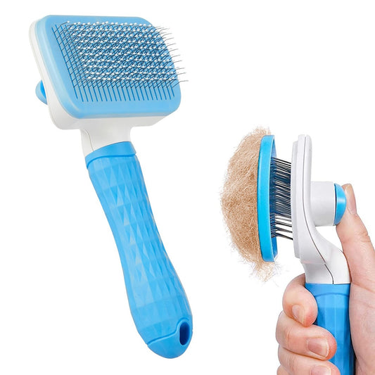 Self-Cleaning Slicker Brush for Dogs & Cats – Premium Edition